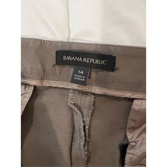 New Banana Republic brown khaki Pants size 14 - Picture 8 of 12